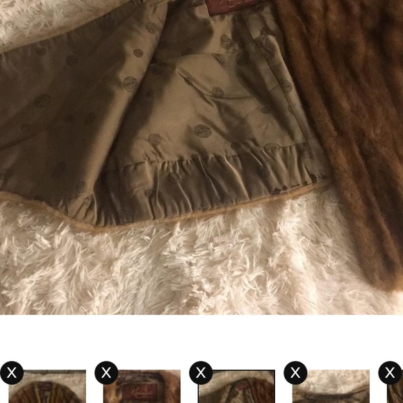 Real Fur Shawl - Picture 3 of 5